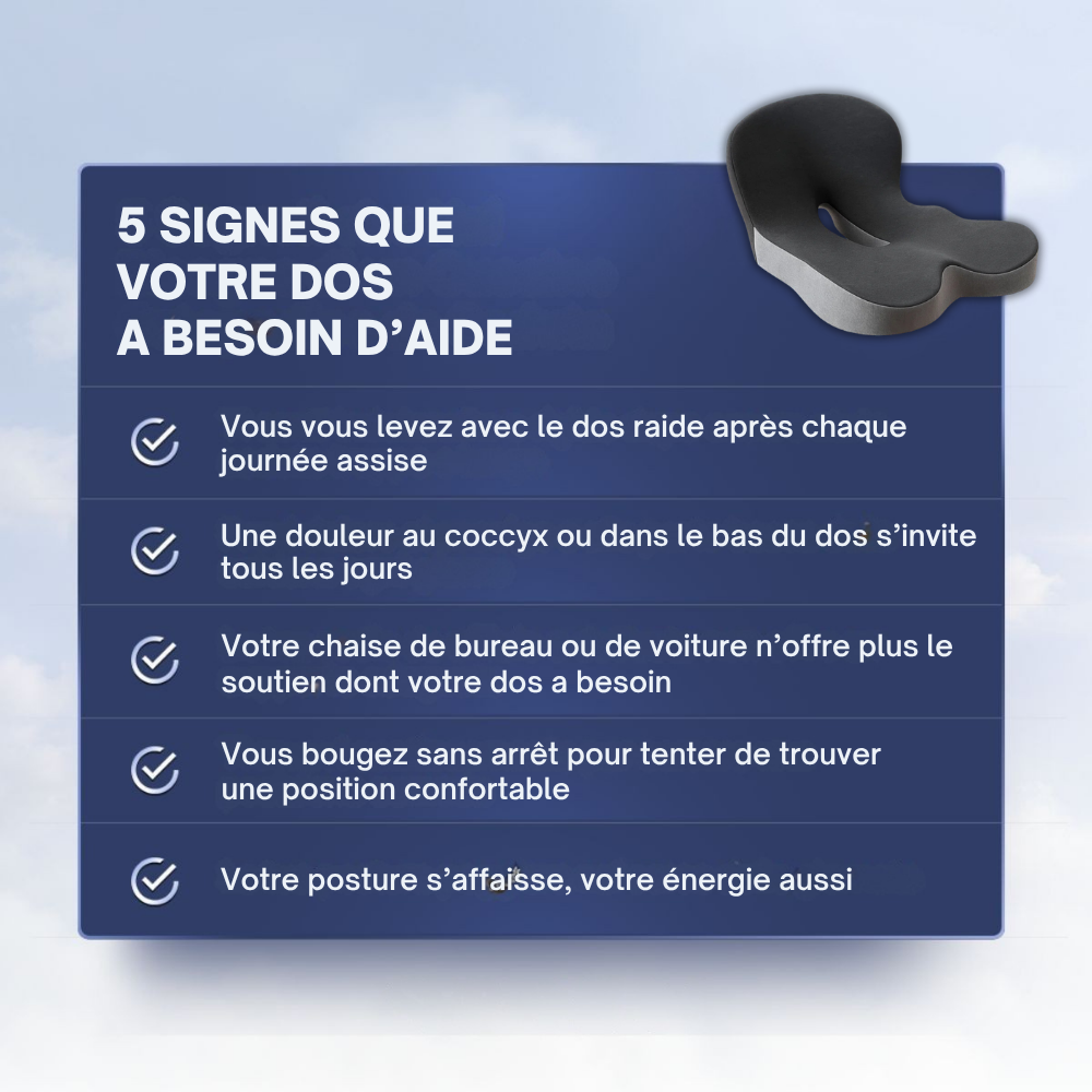 OrthoSit™- L’assise qui prend soin de votre dos